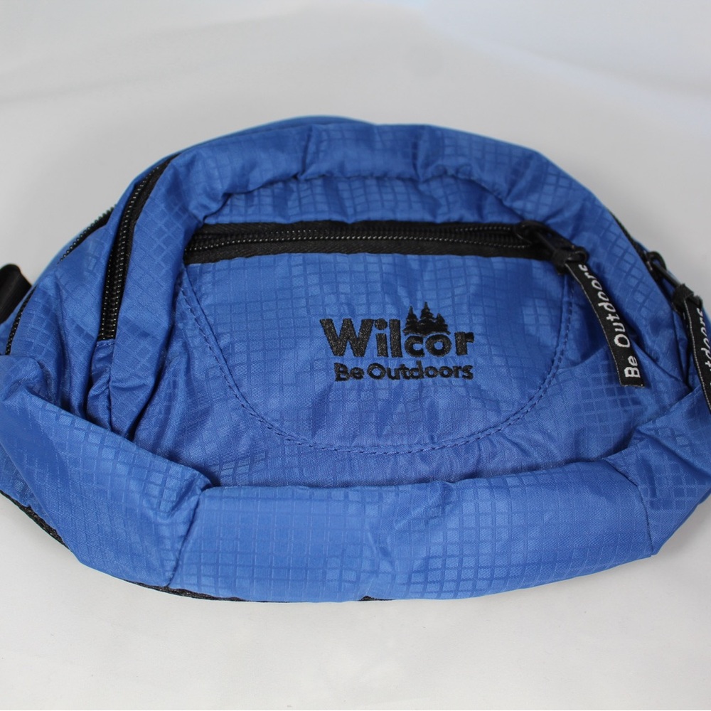 Blue Men's Belt Bag